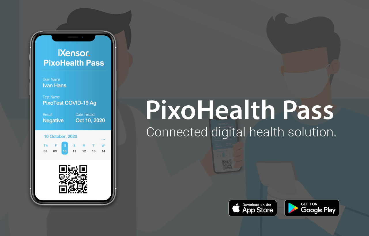 PixoHealth Pass - Connected digital health solution.