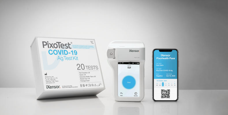 PixoTest® COVID-19 Antigen Test and PixoHealth Pass