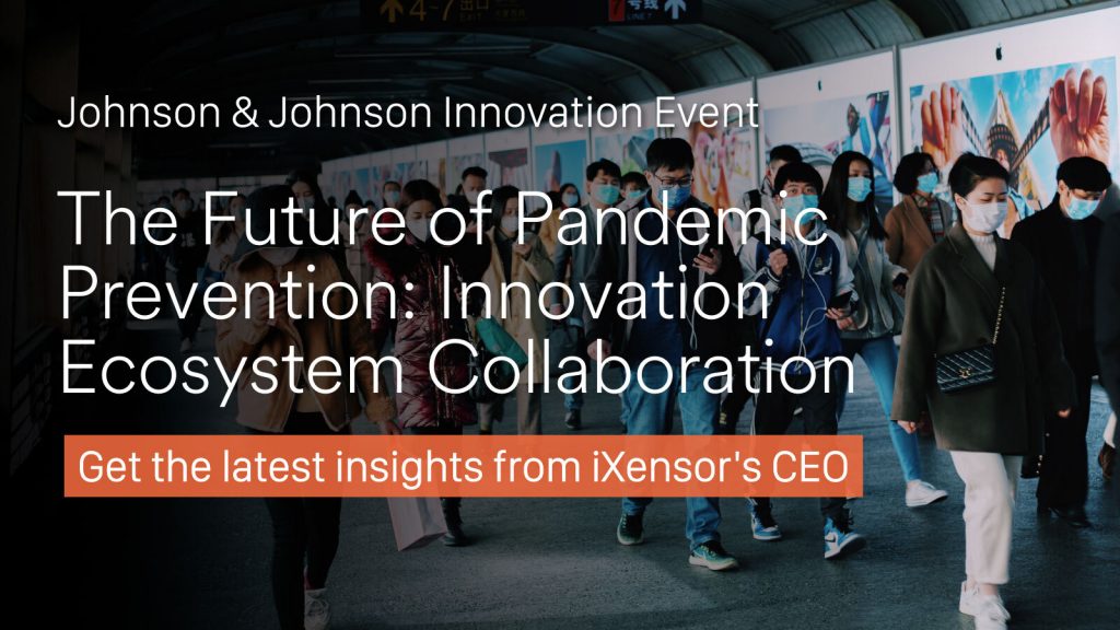 iXensor CEO Carson Chen discusses the future of pandemic prevention at Johnson & Johnson Innovation